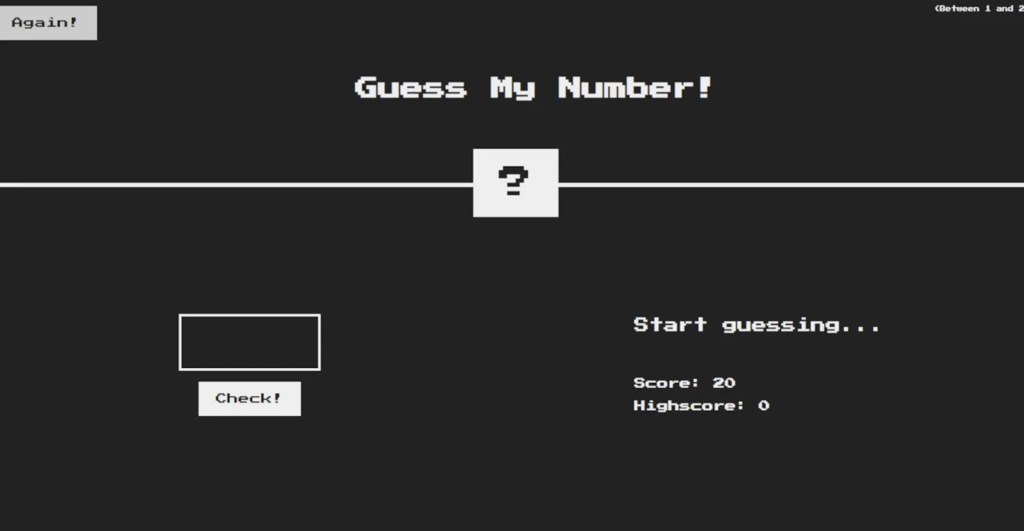 Project 14 - Guess Game